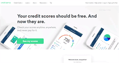 Desktop Screenshot of creditkarma.com